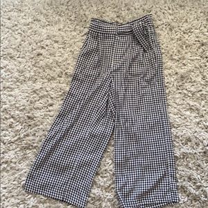 Checkered Print Pants